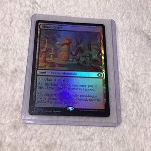 Magic The Gathering:  Blood Crypt Card